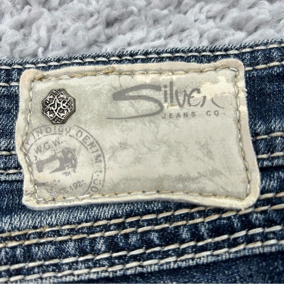 Silver Jeans Womens 26 Twisted Capri Low Rise Regular Wash Pedal Pushers Casual - Picture 6 of 6